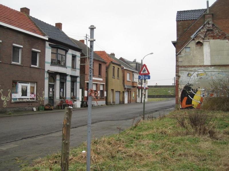 Illustration for article titled The Surreal Graffiti Left Behind in an Abandoned Village